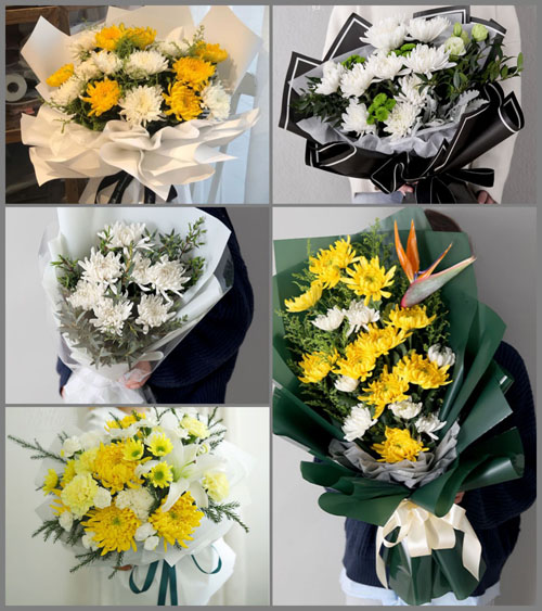 广东肇庆市四会市石狗镇隔岗村白事花束代送